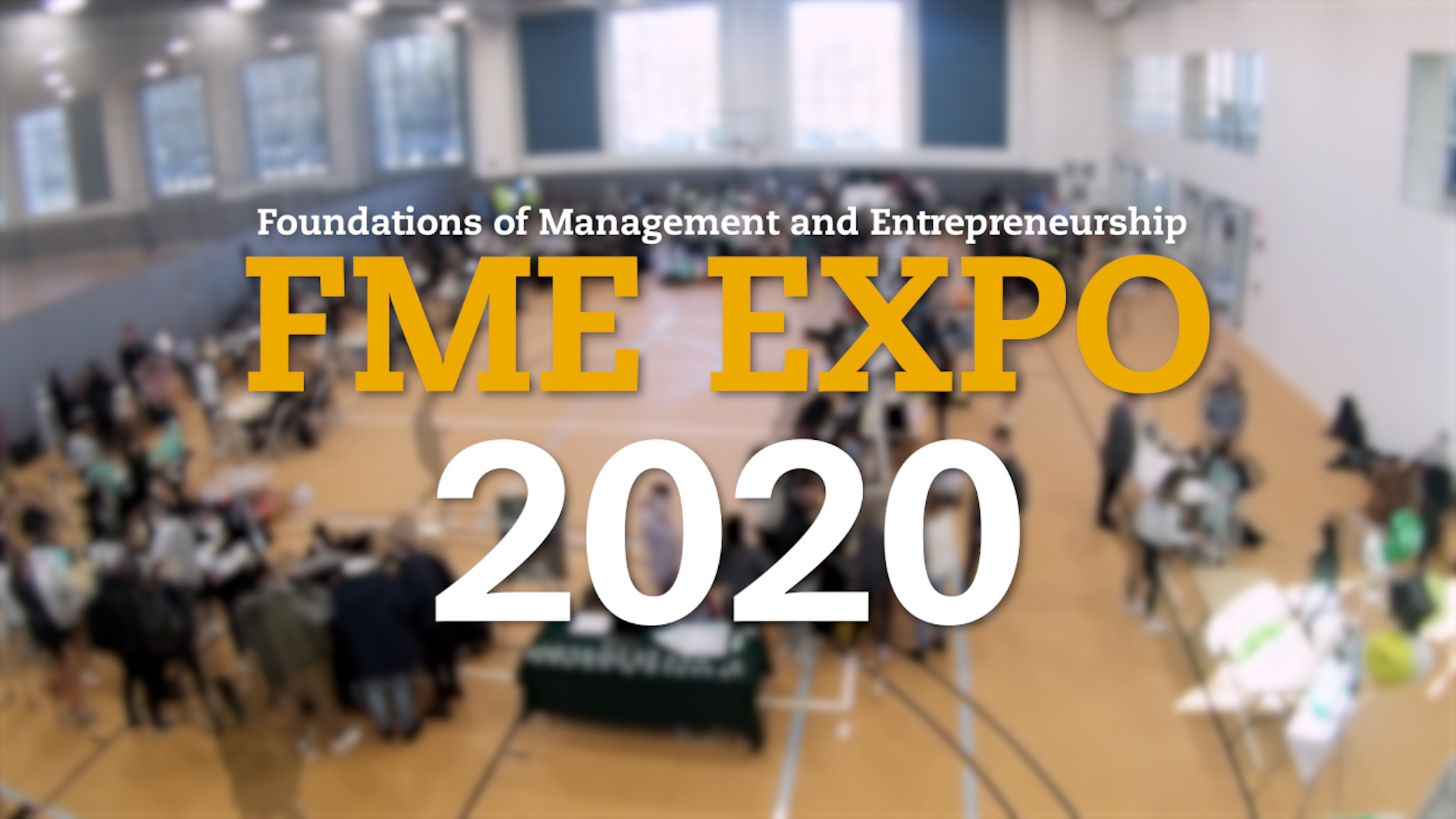 2020 FME Expo Video Title Graphic